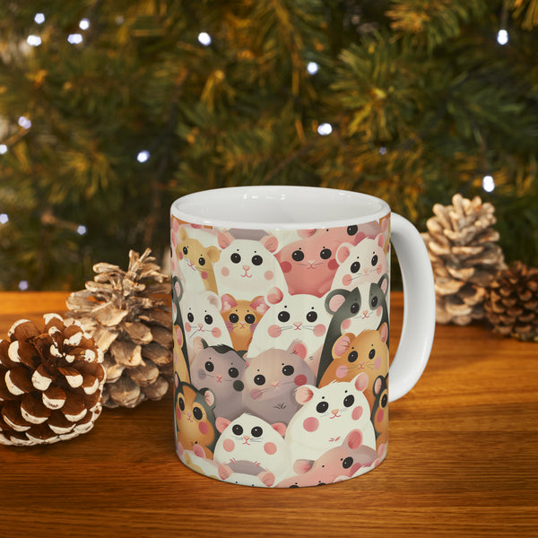 Funny Hamster Mug  | Kawaii Hamster Mom Coffee Mug | Cute Hamster Gift Coffee Mug 11oz