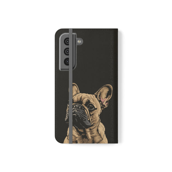French Bulldog Phone Case | I Love My Frenchie Wallet Phone Case Gifts | IPhone & Samsung Galaxy French Bulldog Flip Cases