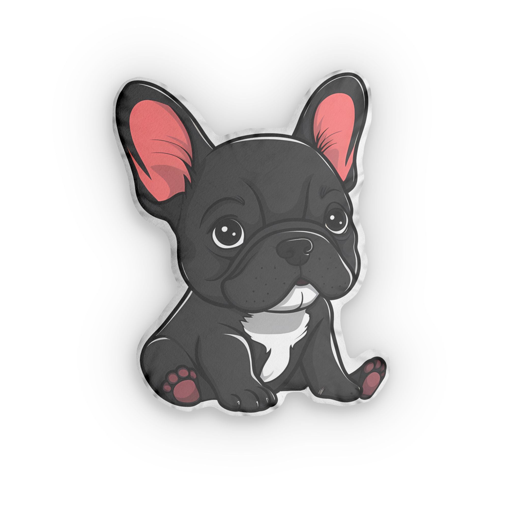 Cute Frenchie French Bulldog Custom Shaped Pillow | Frenchie Gift Pillow Main image
