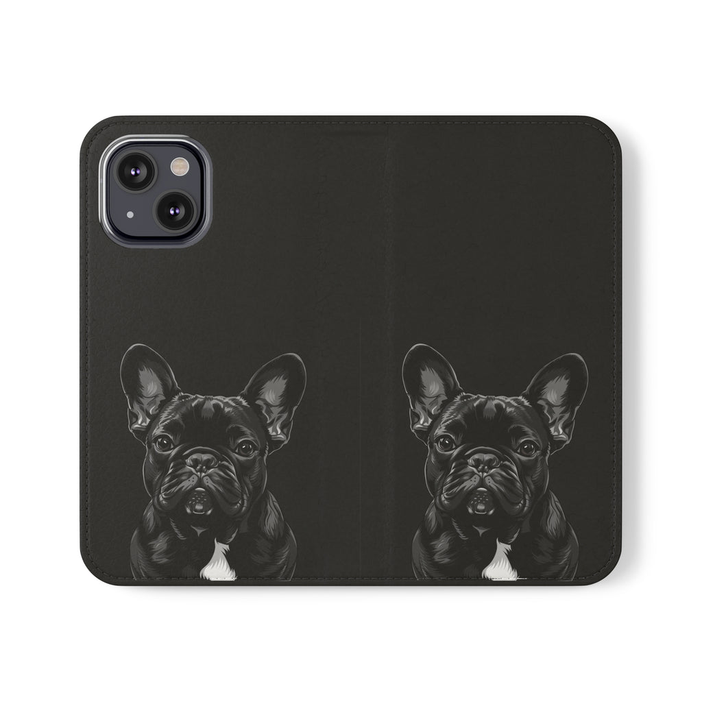 French Bulldog Phone Case | I Love My Frenchie Wallet Phone Case Gifts | IPhone & Samsung Galaxy French Bulldog Flip Cases
