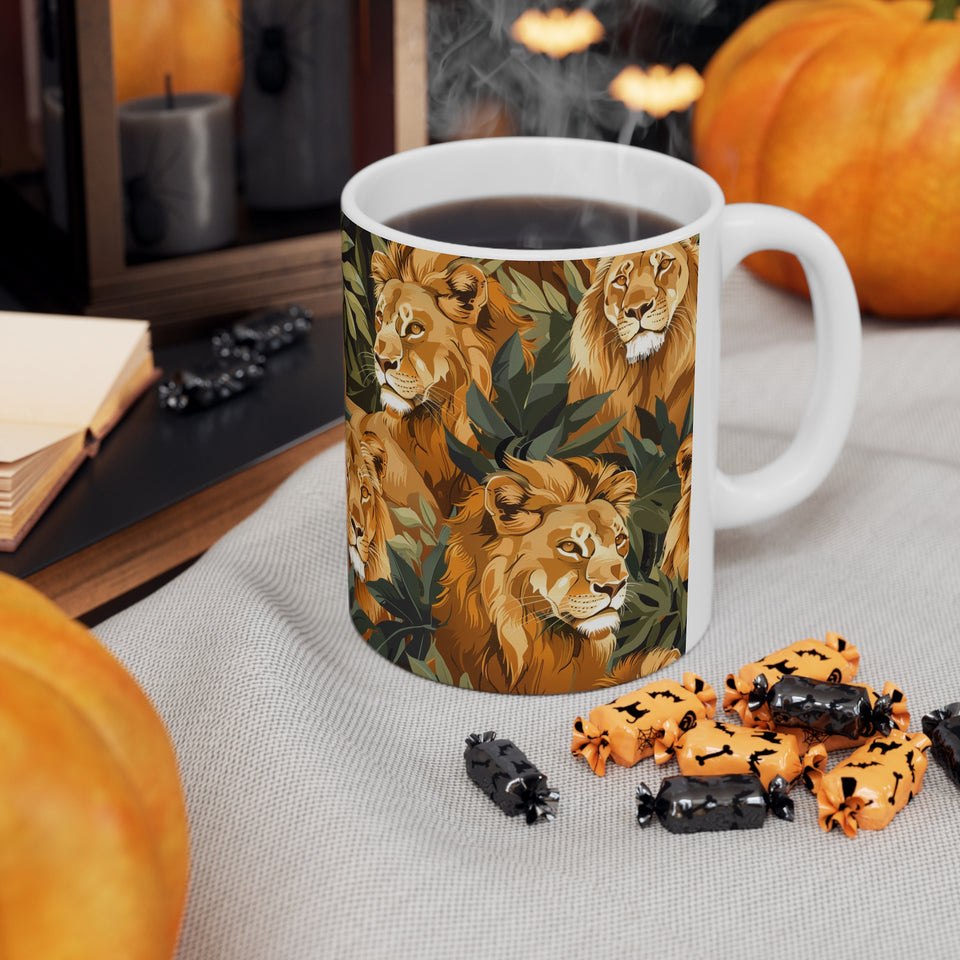 Lion Mug | Lion Gifts | Lion Presents | Pride of Lions Ceramic Mug 11oz