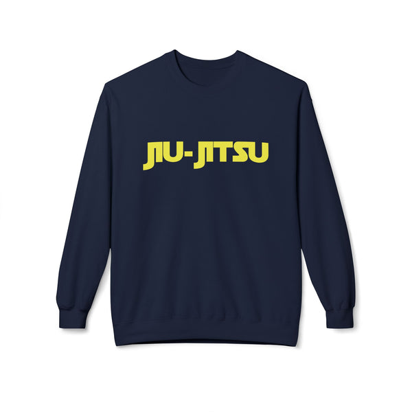 Brazilian Jiu Jitsu Sci Fi BJJ Unisex Midweight Softstyle Fleece Crewneck Sweatshirt