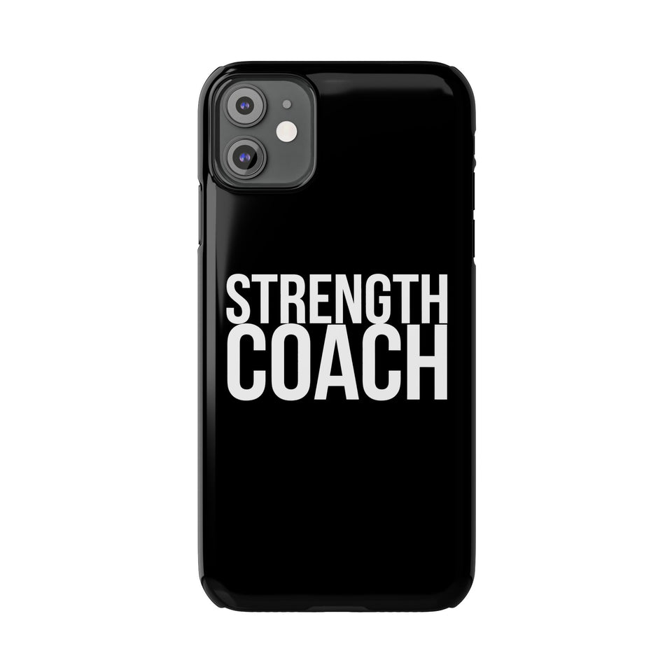 Premium Strength Coach iPhone Case | Strength Coach Gifts Slim Phone Cases