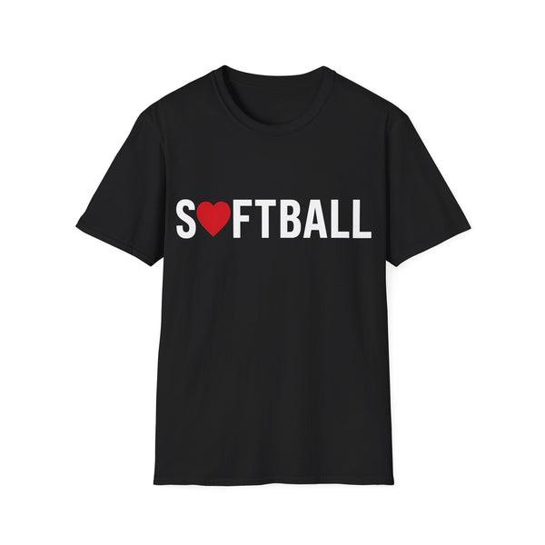 Love Softball Shirt | Softball Gift | Unisex Softball T Shirt