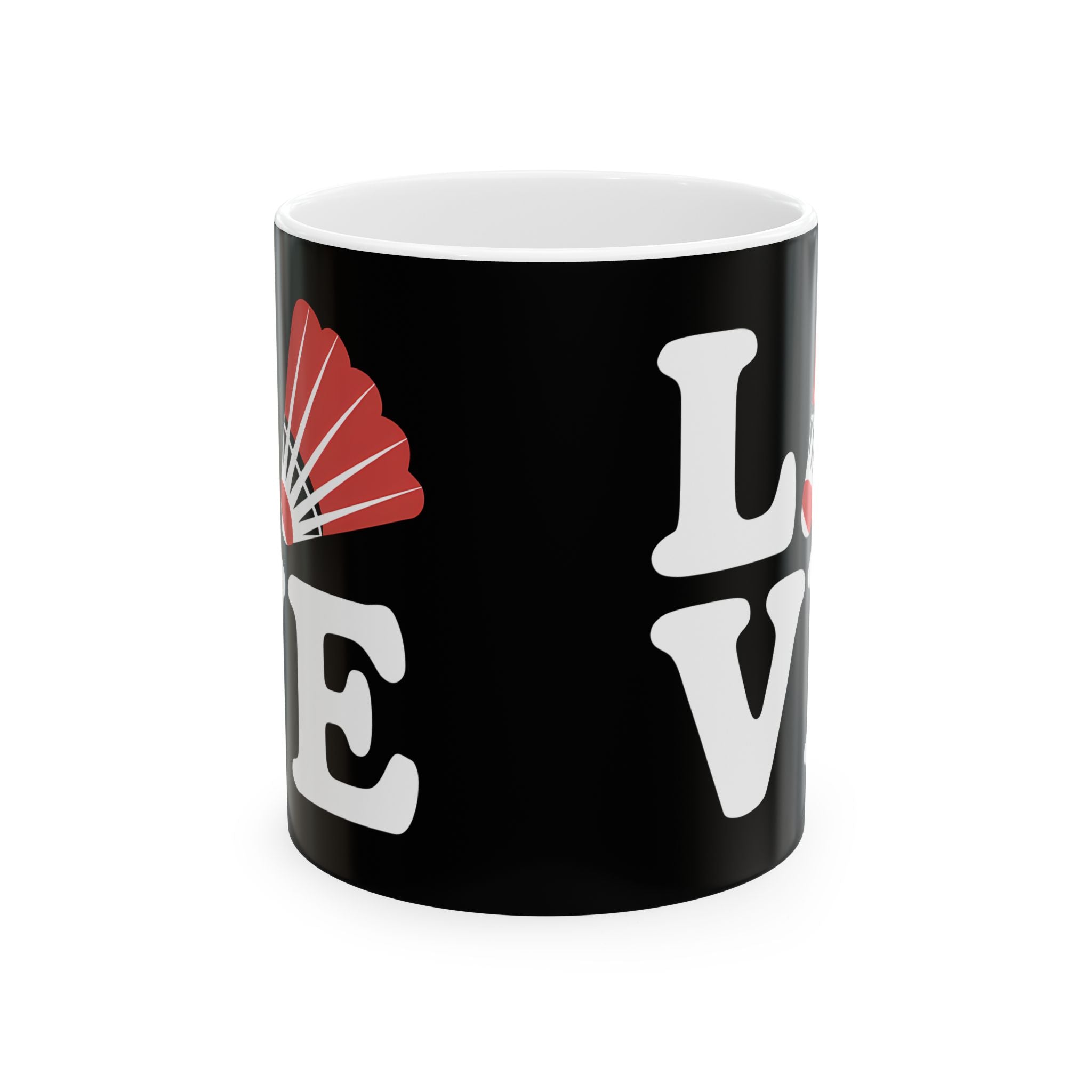 Love Badminton Ceramic Mug | Badminton Gifts (11oz) Secondary image