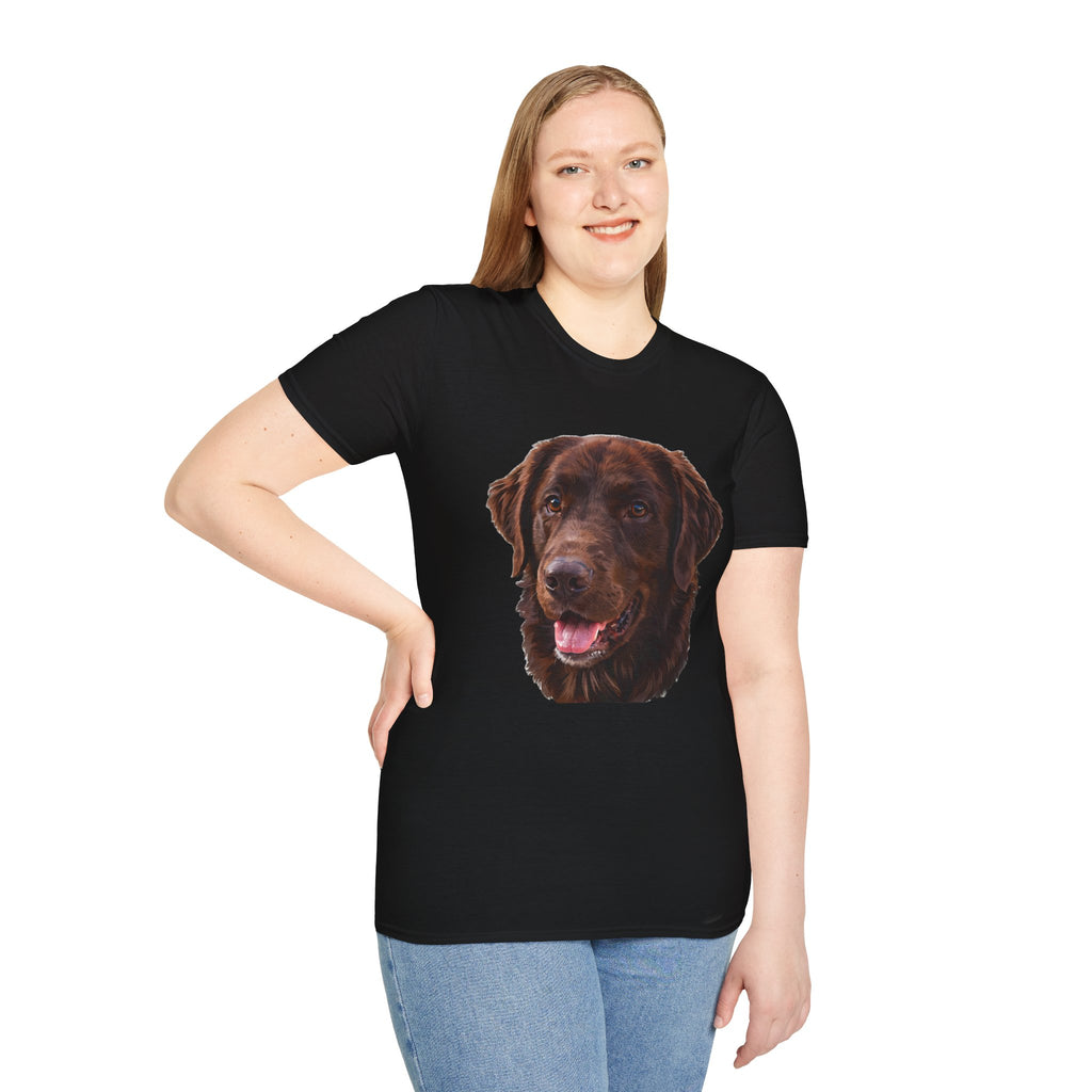 Chocolate Labrador T-Shirt — Cute Chocolate Lab Dog Tee for Dog Lovers