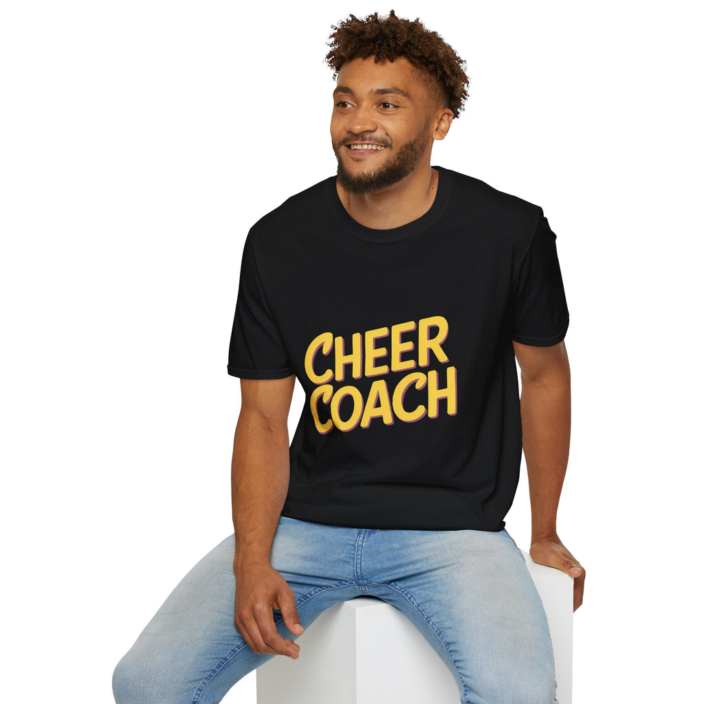 Cheer Coach Shirt | Cheerleading Coach Gift | Unisex Cheer Coach Present T Shirt 2