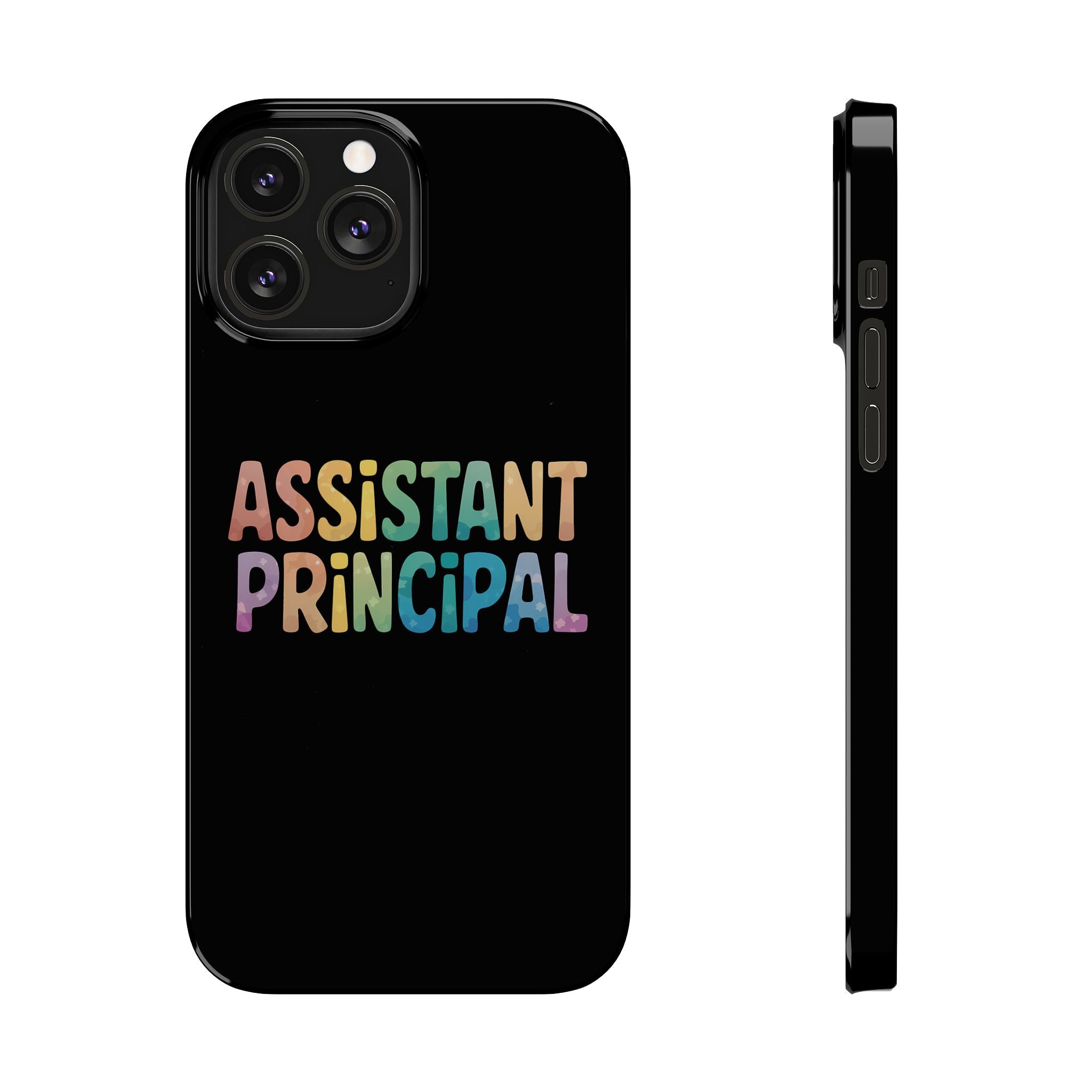 Premium Assistant Principal iPhone Case | Cute Assistant Principal Gifts Slim Phone Cases