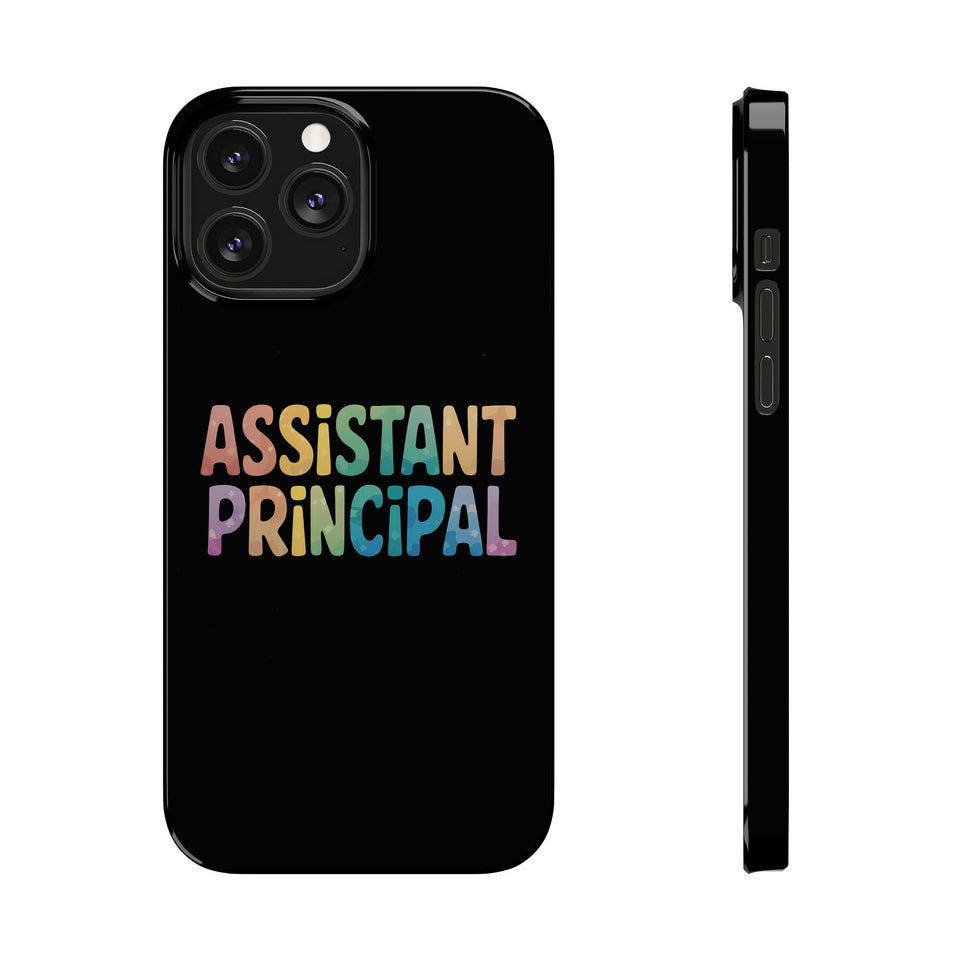 Premium Assistant Principal iPhone Case | Cute Assistant Principal Gifts Slim Phone Cases