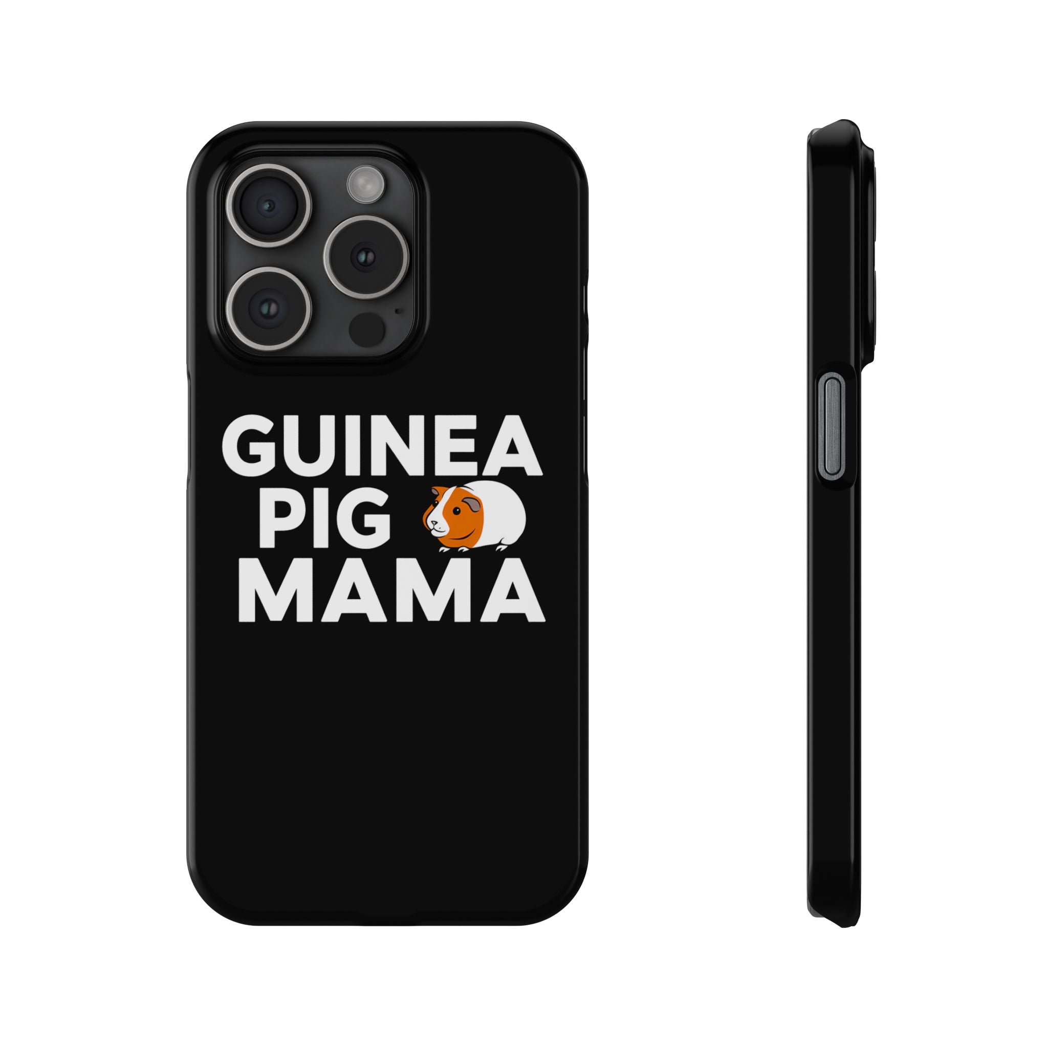 Cute Guinea Pig Mama Slim iPhone Cases | Guinea Pig Gift iPhone Case