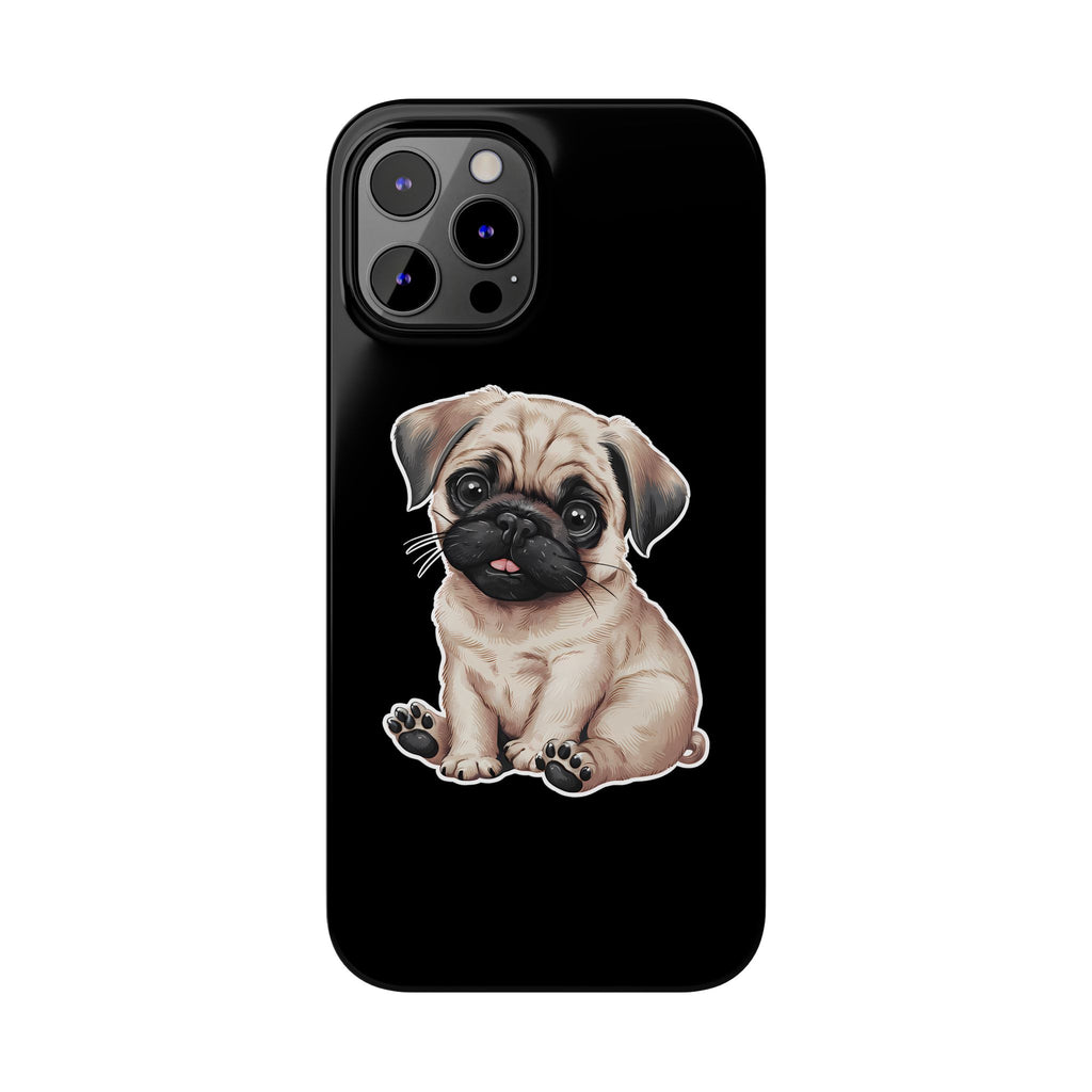 Premium Pug Puppy iPhone Case | Cute Pug Gifts Slim Phone Cases