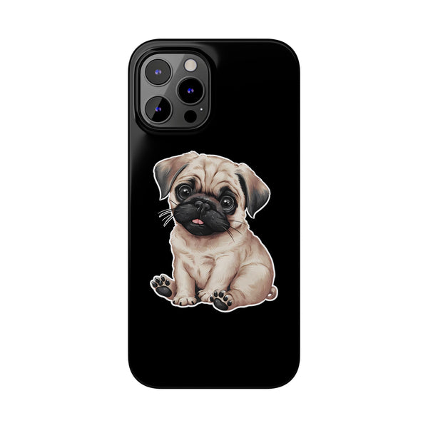 Premium Pug Puppy iPhone Case | Cute Pug Gifts Slim Phone Cases