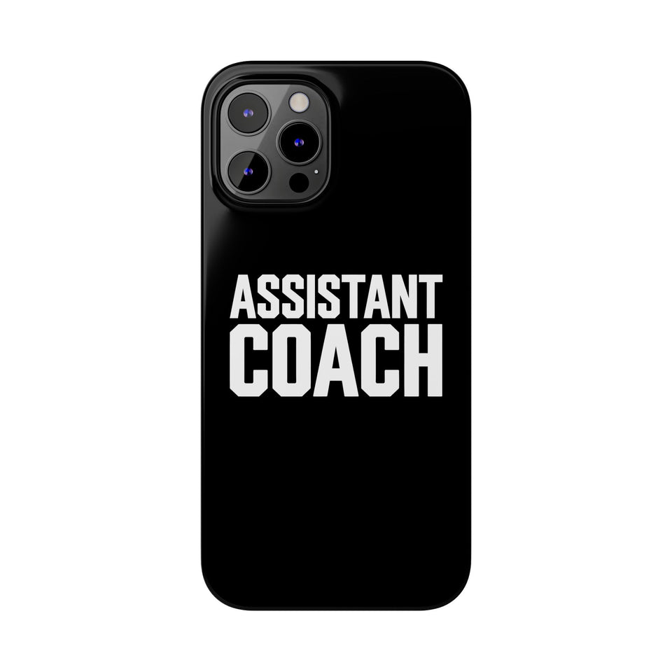 Premium Assistant Coach iPhone Case | Assistant Coach Gifts Slim Phone Cases
