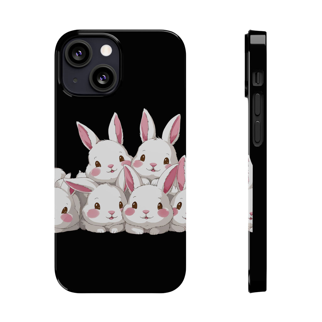 Premium Cute Rabbit iPhone Case | Rabbit Gifts Slim Phone Cases