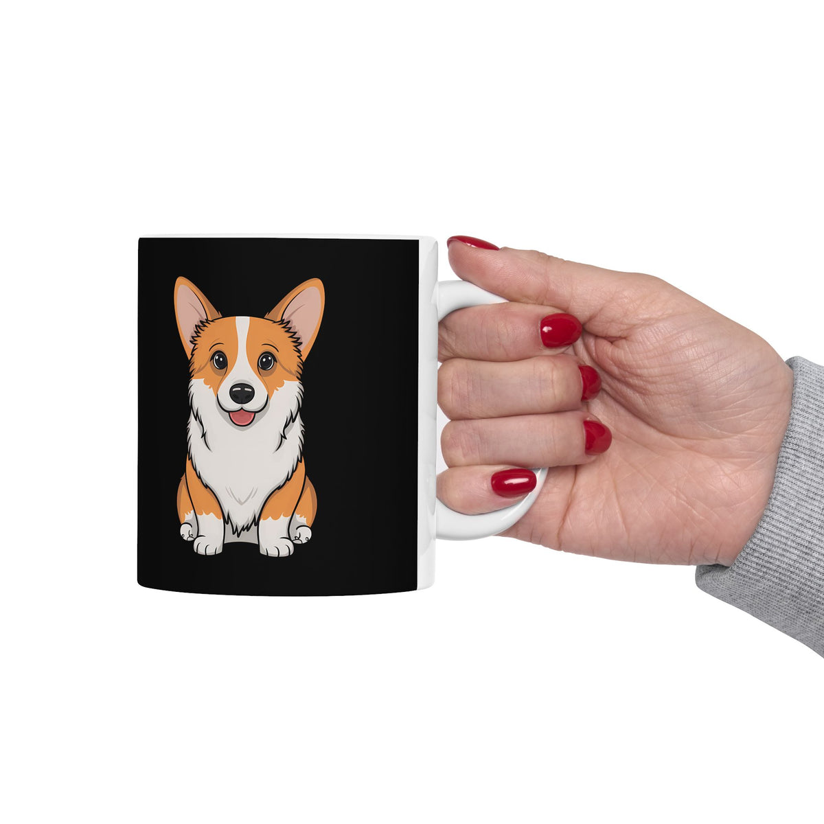 Love Corgis Ceramic Mug | Corgi Gifts (11oz)