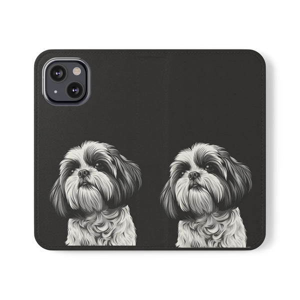 Shih Tzu Phone Case | Shih Tzu Wallet Phone Case | IPhone & Samsung Galaxy Shih Tzu Flip Cases