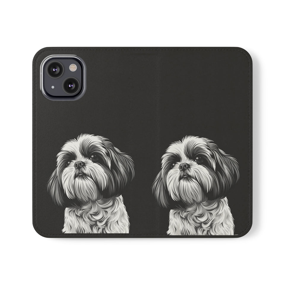 Shih Tzu Phone Case | Shih Tzu Wallet Phone Case | IPhone & Samsung Galaxy Shih Tzu Flip Cases