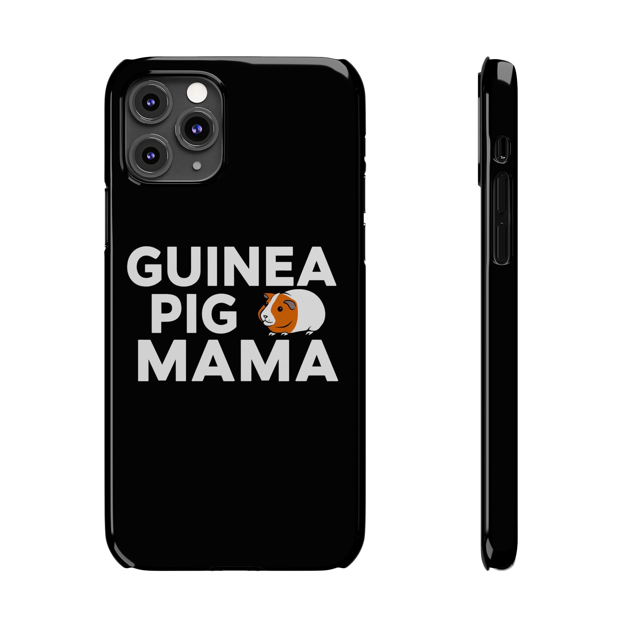 Cute Guinea Pig Mama Slim iPhone Cases | Guinea Pig Gift iPhone Case