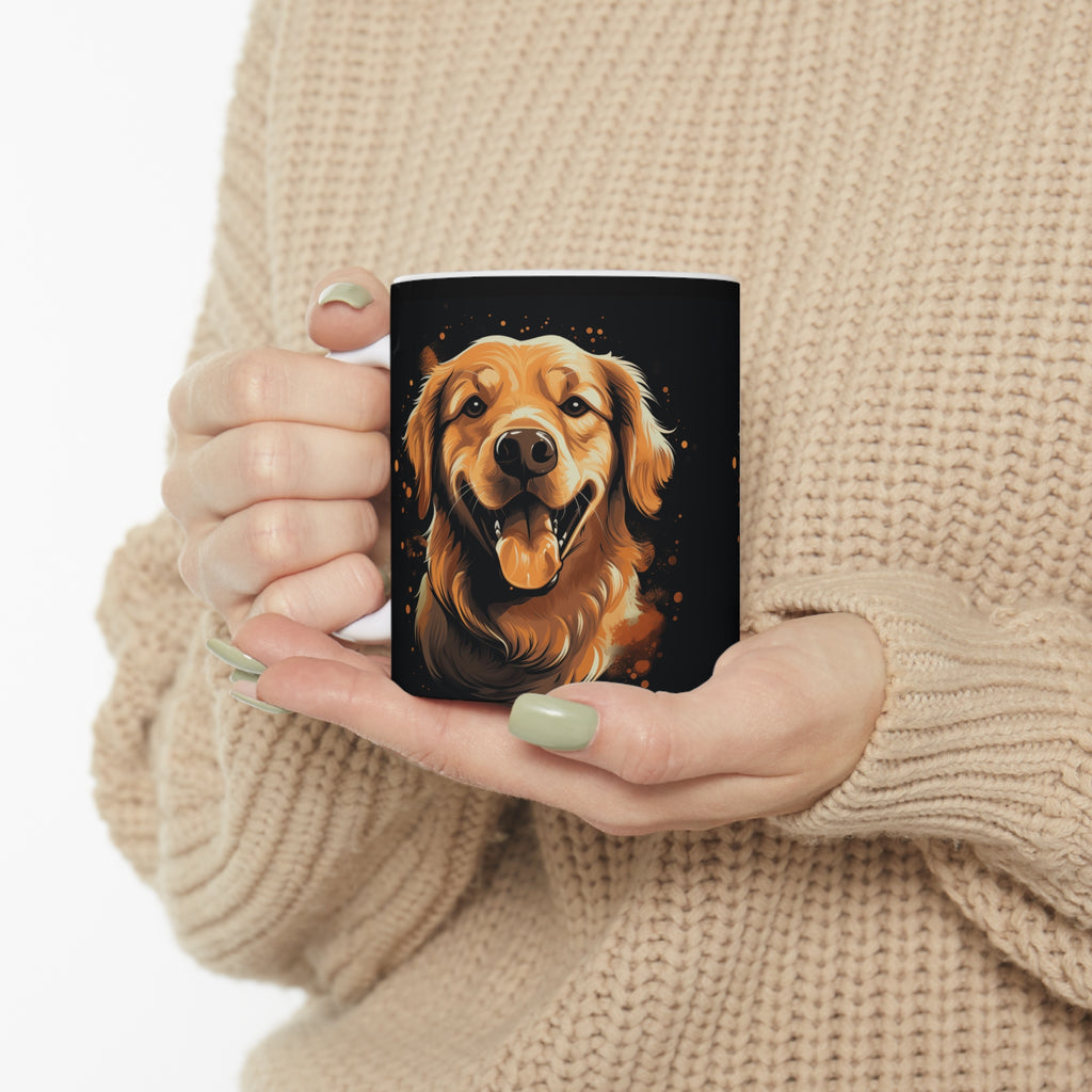 golden retriever gift, golden retriever mug, golden retriever coffee mug, golden retriever gifts for her, gifts for golden retriever lovers, golden retriever presents, golden retriever merchandise