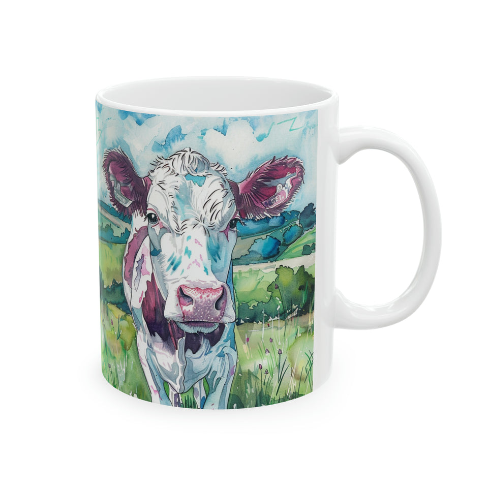 Cow Mug | Coffee Cow Mug | Cow Print Mug | Cow Presents | Highland Cow Mug 11oz