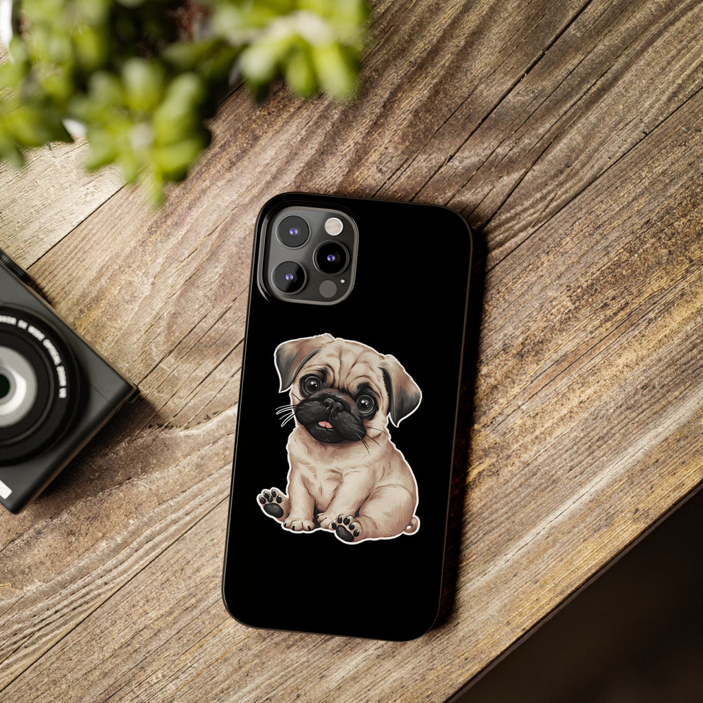 Premium Pug Puppy iPhone Case | Cute Pug Gifts Slim Phone Cases