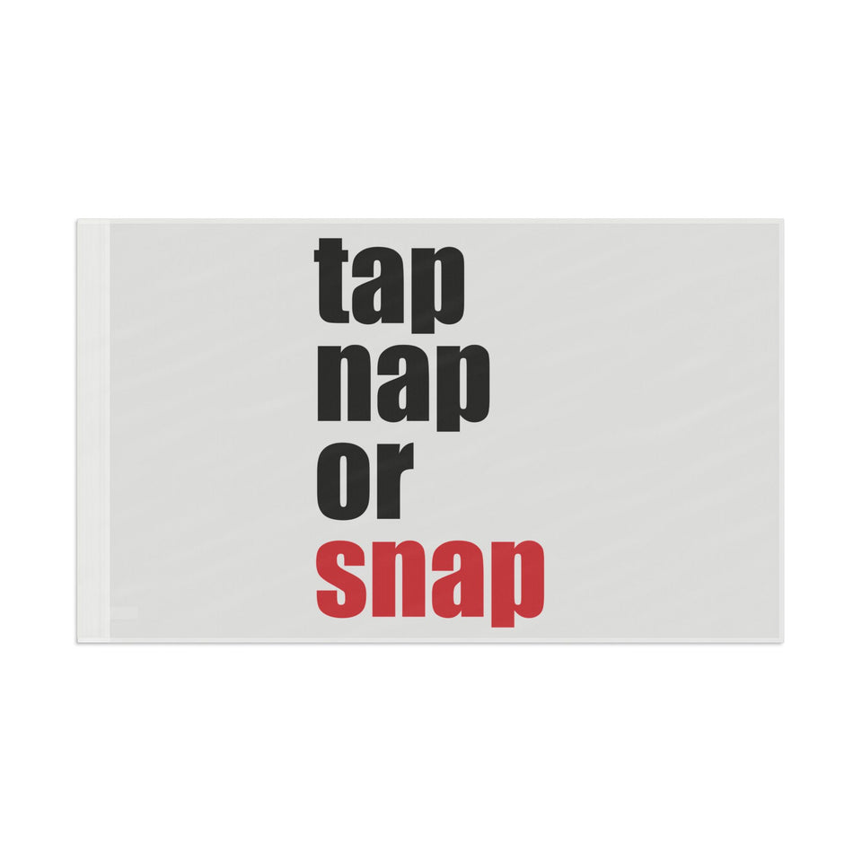 Brazilian Jiu Jitsu Tap Nap Or Snap Flag Banner | BJJ Flag