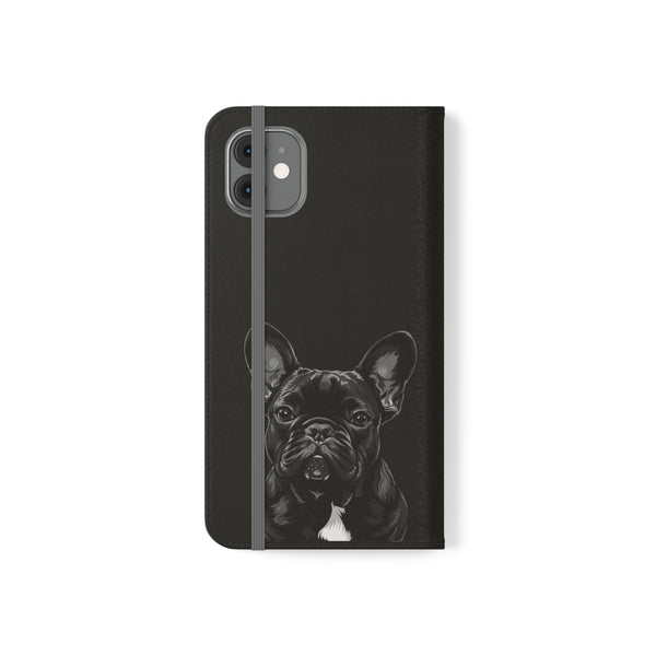 French Bulldog Phone Case | I Love My Frenchie Wallet Phone Case Gifts | IPhone & Samsung Galaxy French Bulldog Flip Cases