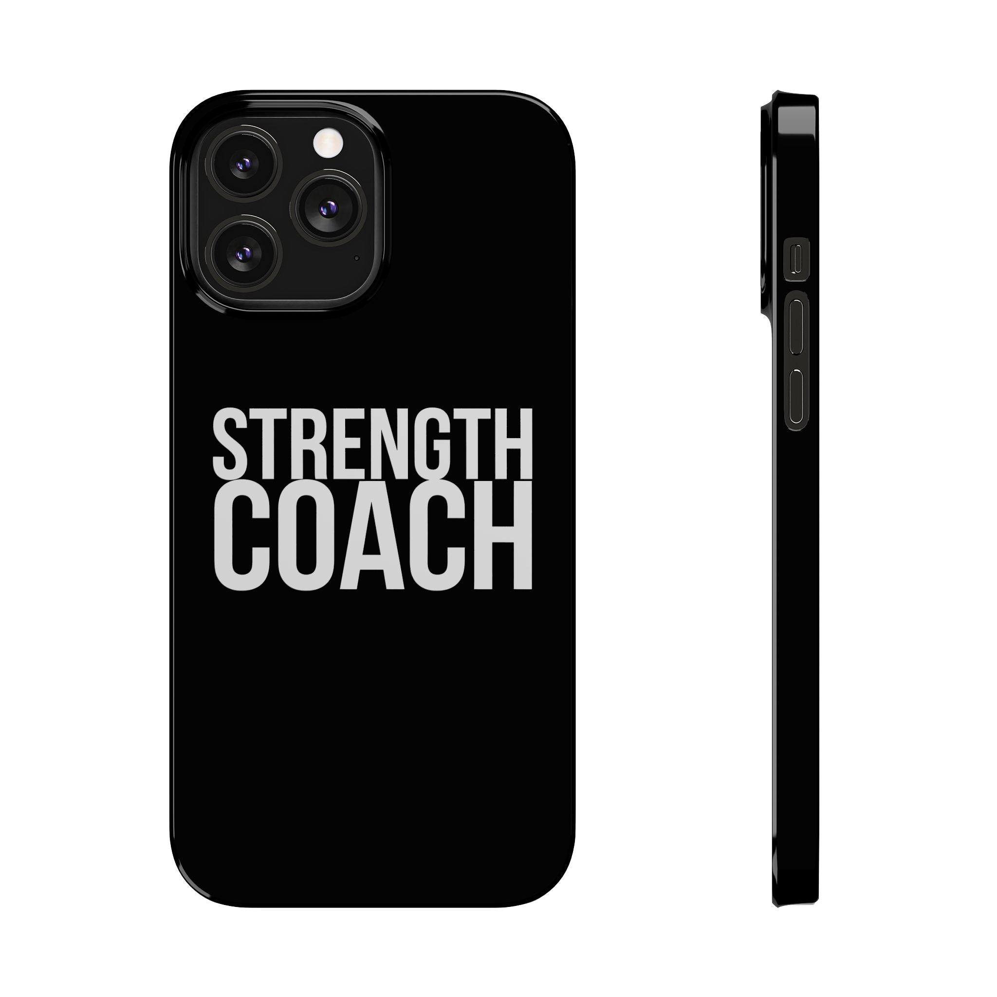 Premium Strength Coach iPhone Case | Strength Coach Gifts Slim Phone Cases