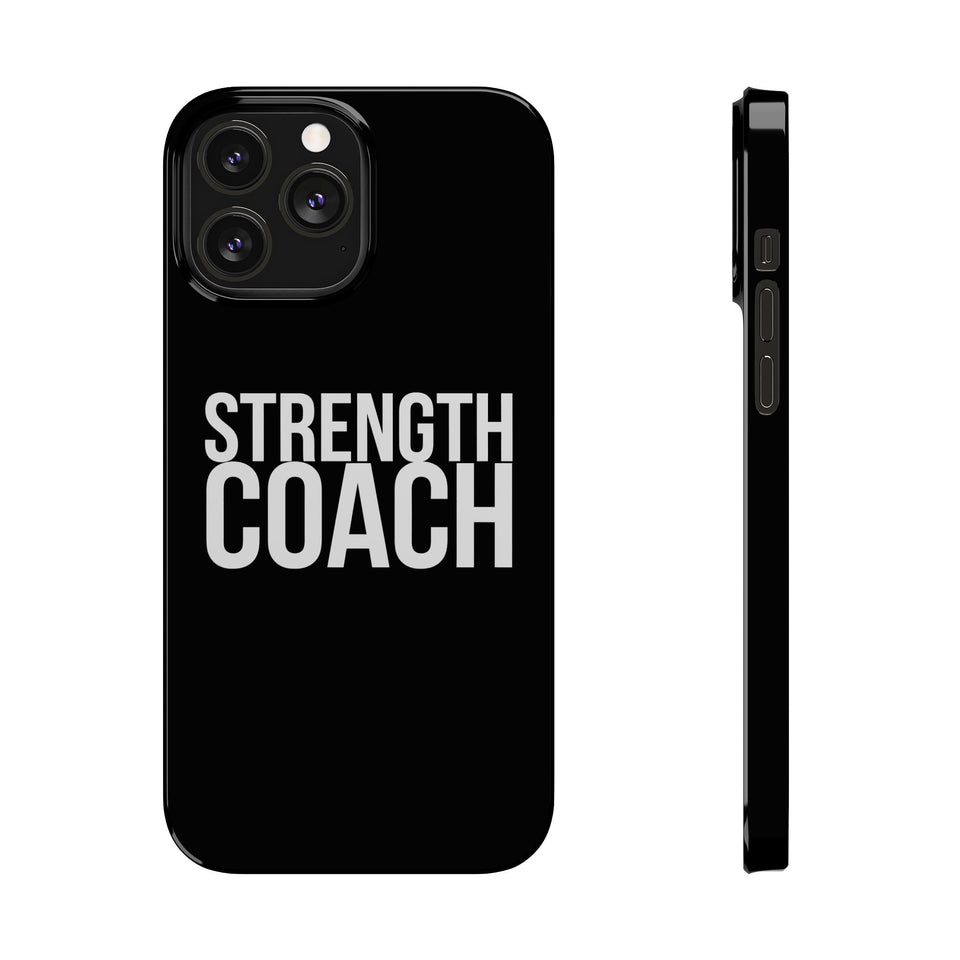Premium Strength Coach iPhone Case | Strength Coach Gifts Slim Phone Cases