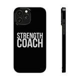 Premium Strength Coach iPhone Case | Strength Coach Gifts Slim Phone Cases Premium Strength Coach iPhone Case | Strength Coach Gifts Slim Phone Cases