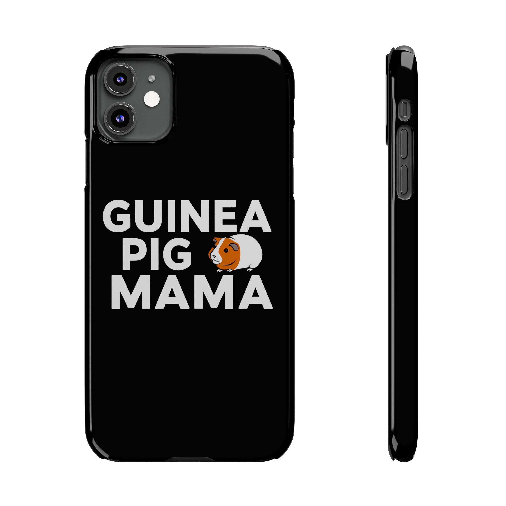 Cute Guinea Pig Mama Slim iPhone Cases | Guinea Pig Gift iPhone Case