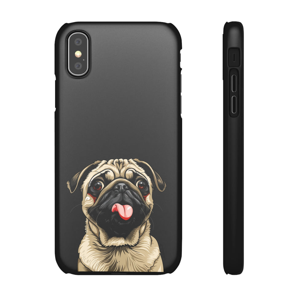 Pug Phone Case | I Love My Pug Phone Case | Pug iPhone & Samsung Galaxy Snap Cases
