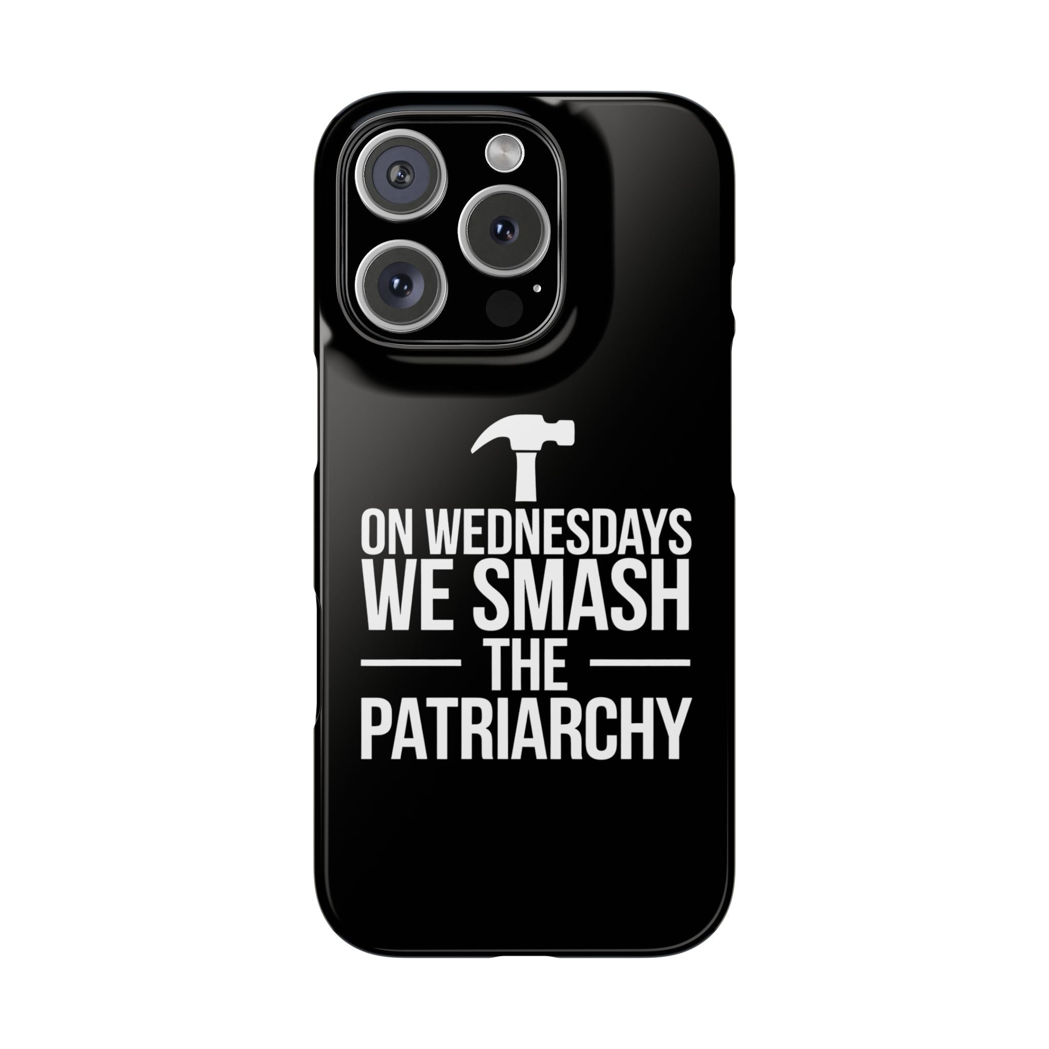 Premium On Wednesdays We Smash The Patriarchy iPhone Case | Feminist Gifts Slim Phone Cases