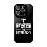 Premium On Wednesdays We Smash The Patriarchy iPhone Case | Feminist Gifts Slim Phone Cases Premium On Wednesdays We Smash The Patriarchy iPhone Case | Feminist Gifts Slim Phone Cases