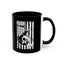 Brazilian Jiu Jitsu Flag Throw | BJJ Accent Coffee Mug