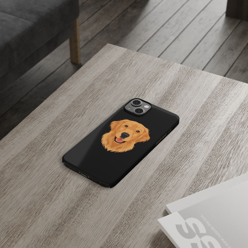 Premium Golden Retriever iPhone Case | Golden Retriever Gifts Slim Phone Cases
