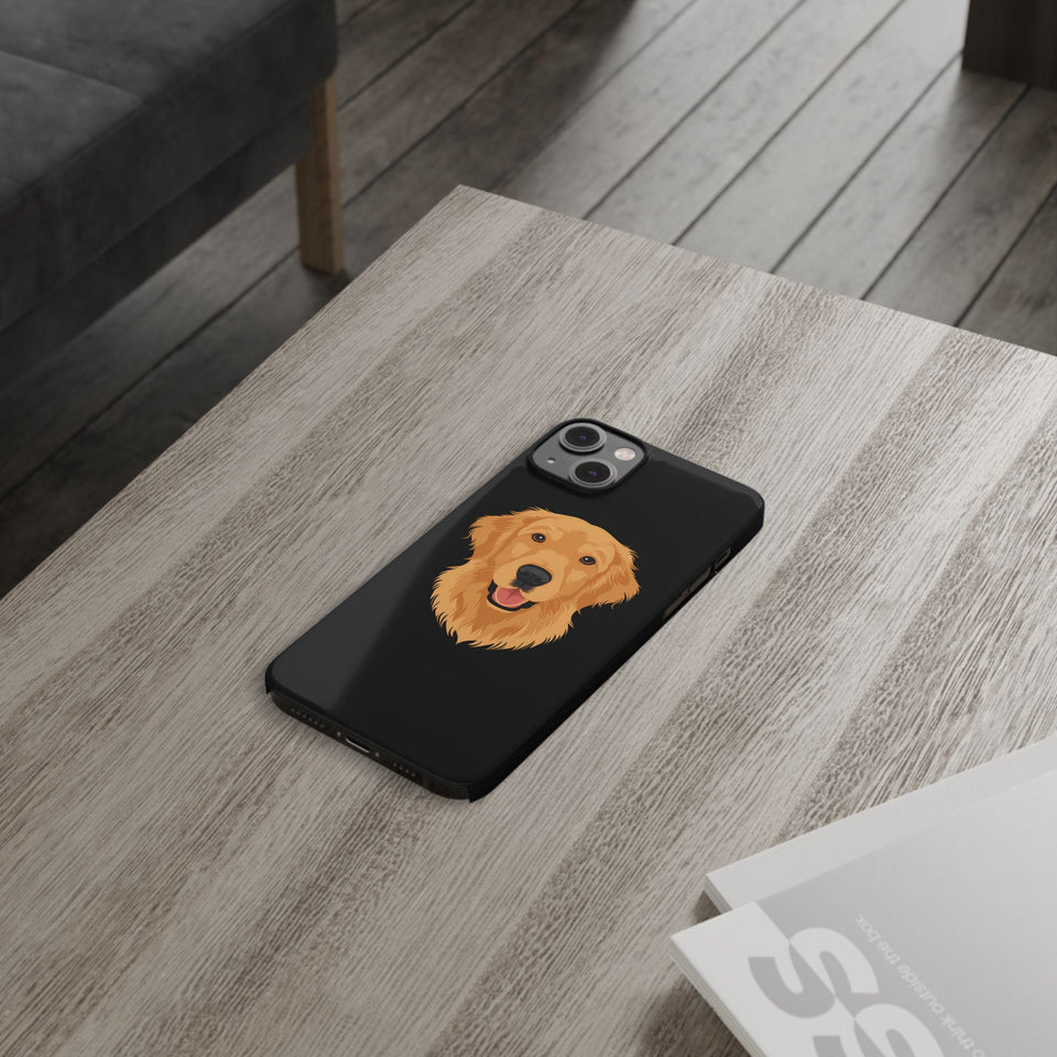 Premium Golden Retriever iPhone Case | Golden Retriever Gifts Slim Phone Cases