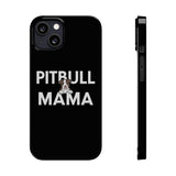 Premium Pitbull Mama 3 iPhone Case | Pitbull Gifts Slim Phone Cases Premium Pitbull Mama 3 iPhone Case | Pitbull Gifts Slim Phone Cases