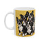 Boston Terrier Mug | Boston Terrier Gifts | Boston Terrier Presents | Group of Boston Terrier Ceramic Mug 11oz