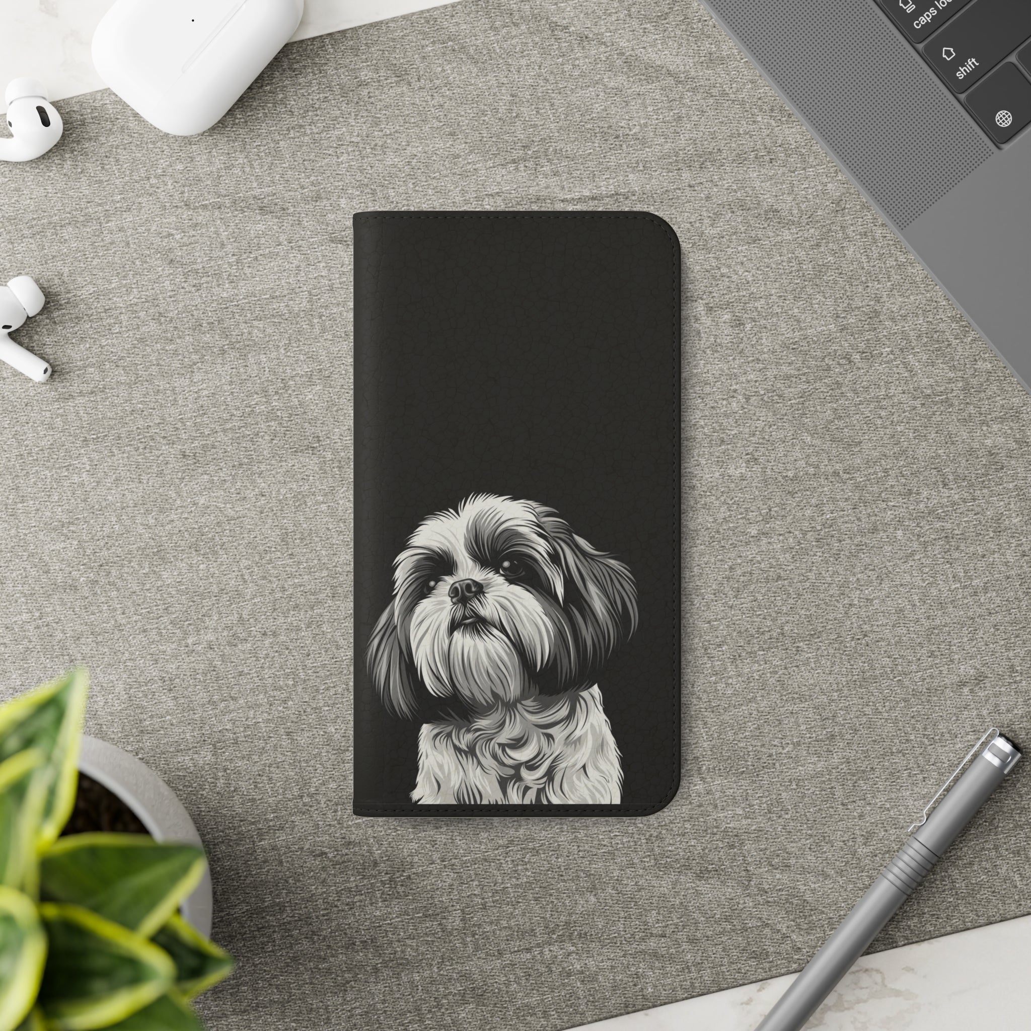 Shih Tzu Phone Case | Shih Tzu Wallet Phone Case | IPhone & Samsung Galaxy Shih Tzu Flip Cases