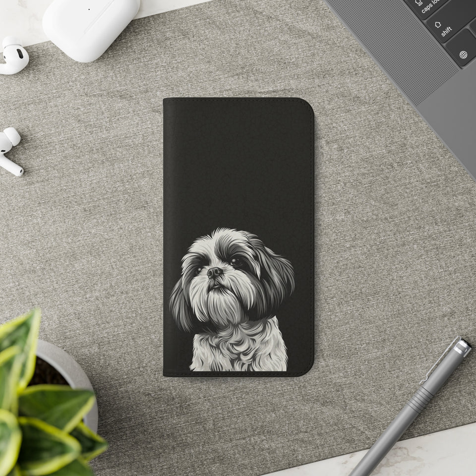 Shih Tzu Phone Case | Shih Tzu Wallet Phone Case | IPhone & Samsung Galaxy Shih Tzu Flip Cases
