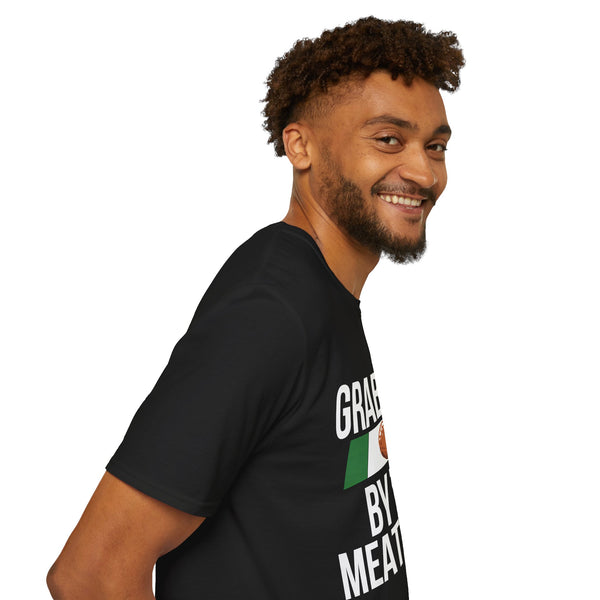 Italian Grab Life By The Meatballs 2 Shirt | Italian American Gift | Italian Merchandise | Italy Gifts Presents Unisex T-Shirt