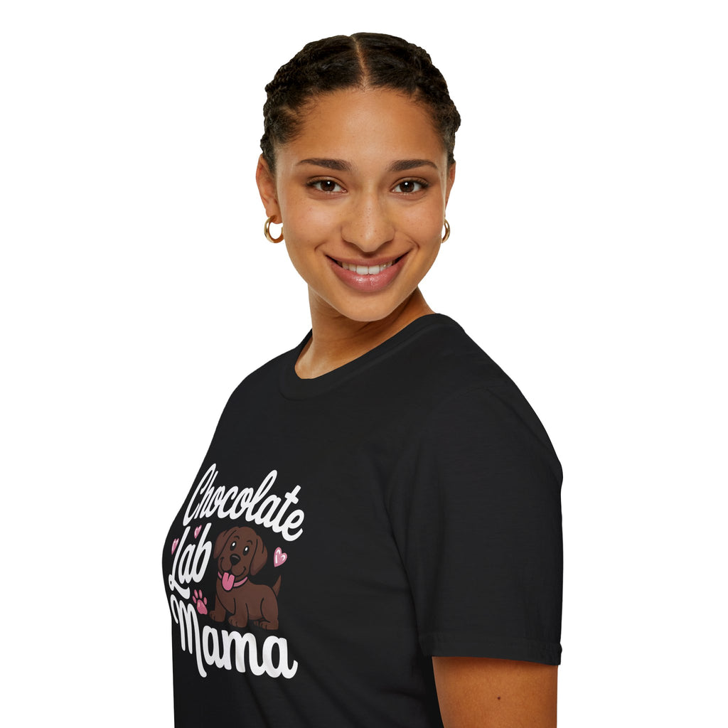 Chocolate Lab Mama T-Shirt - Chocolate Labrador 2 Shirt