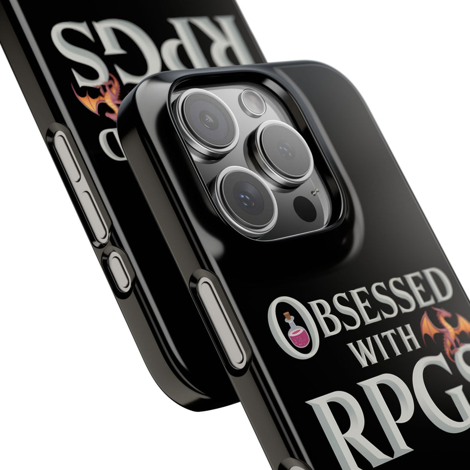Premium Obsessed With RPGs iPhone Case | Fantasy Role Playing Game Slim Phone Cases