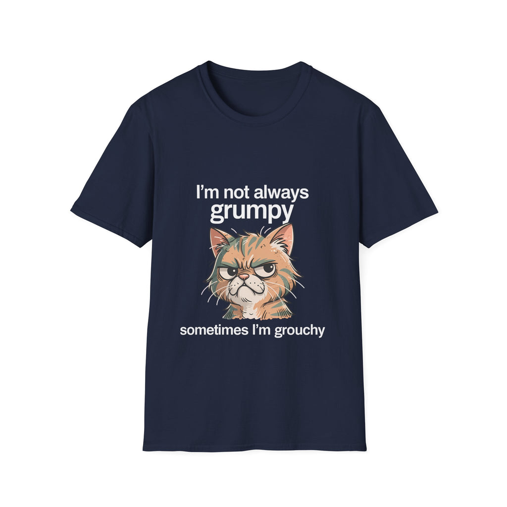 I'm Not Always Grumpy—Sometimes I'm Grouchy 2 Cat T-Shirt
