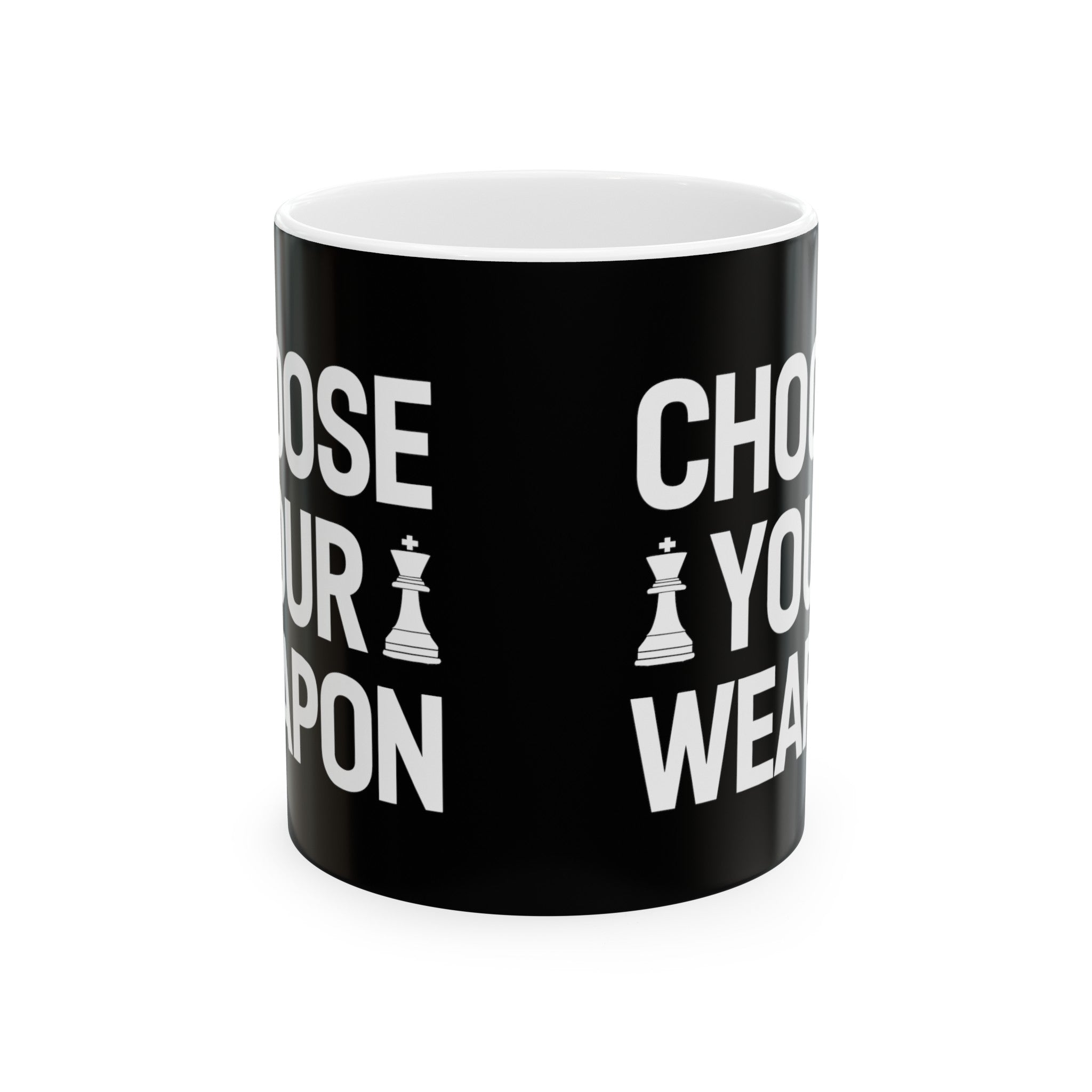 Choose Your Weapon Chess Mug | Chess Gift | Chess Coffee Mug | Chess Gift Ideas Mug 11oz Secondary image