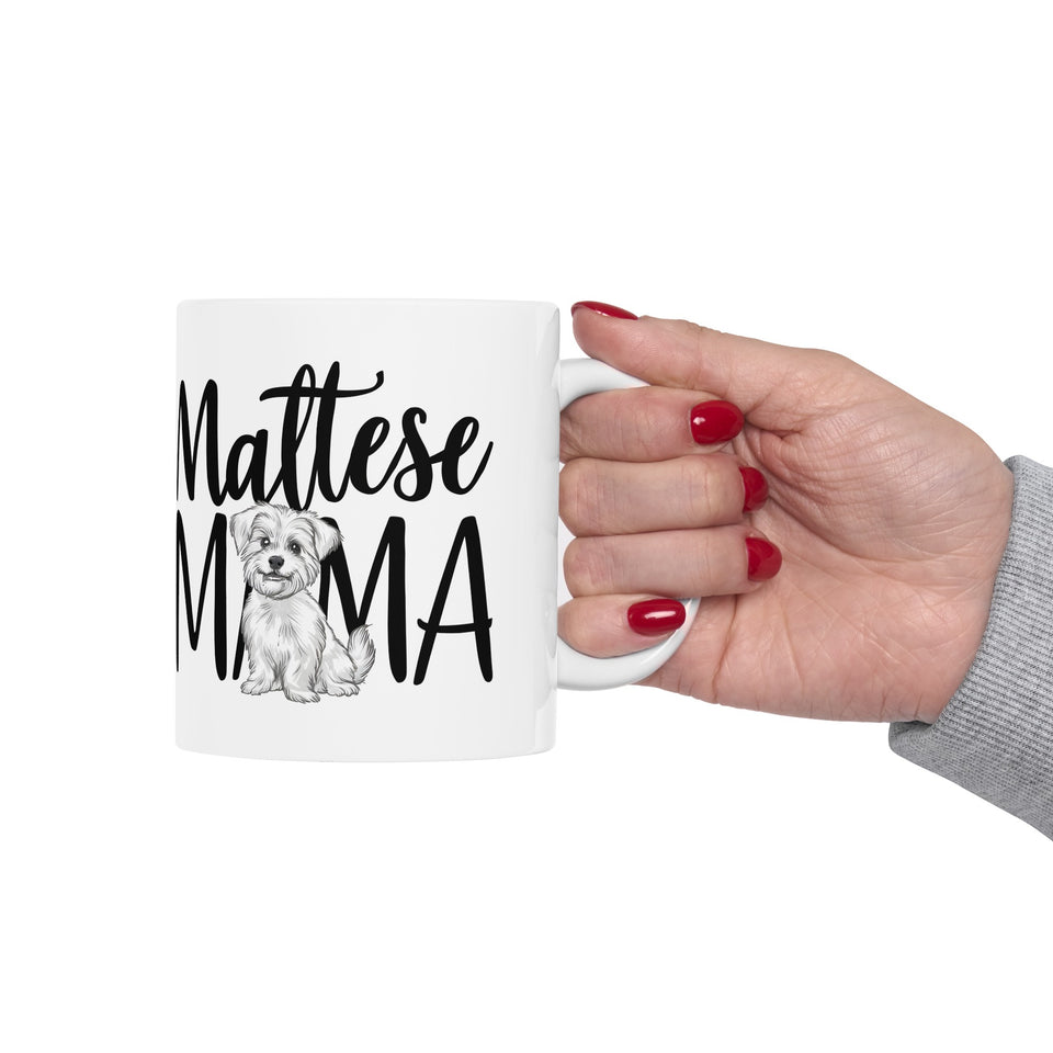 Maltese Mama Mug Maltese Dog 2 | Maltese Gift | Maltese Coffee Mug | Maltese Gift Ideas Mug 11oz