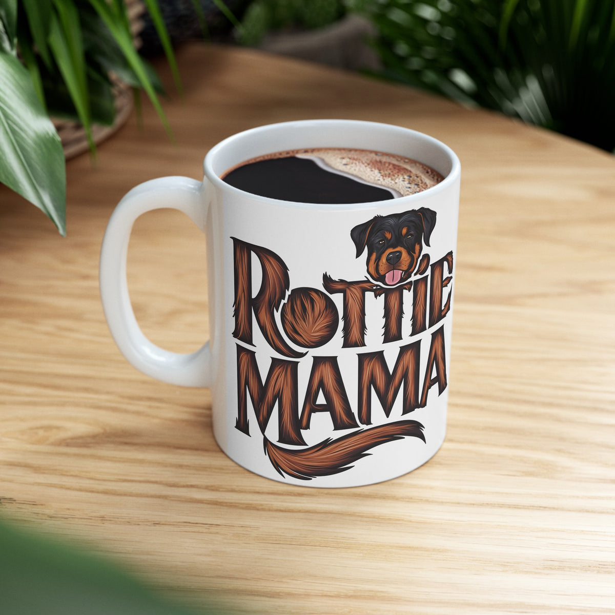 Rottie Mama Rottweiler Mug 2 | Rottweiler Gifts | Gifts For Rottweiler Ceramic Mug 11oz