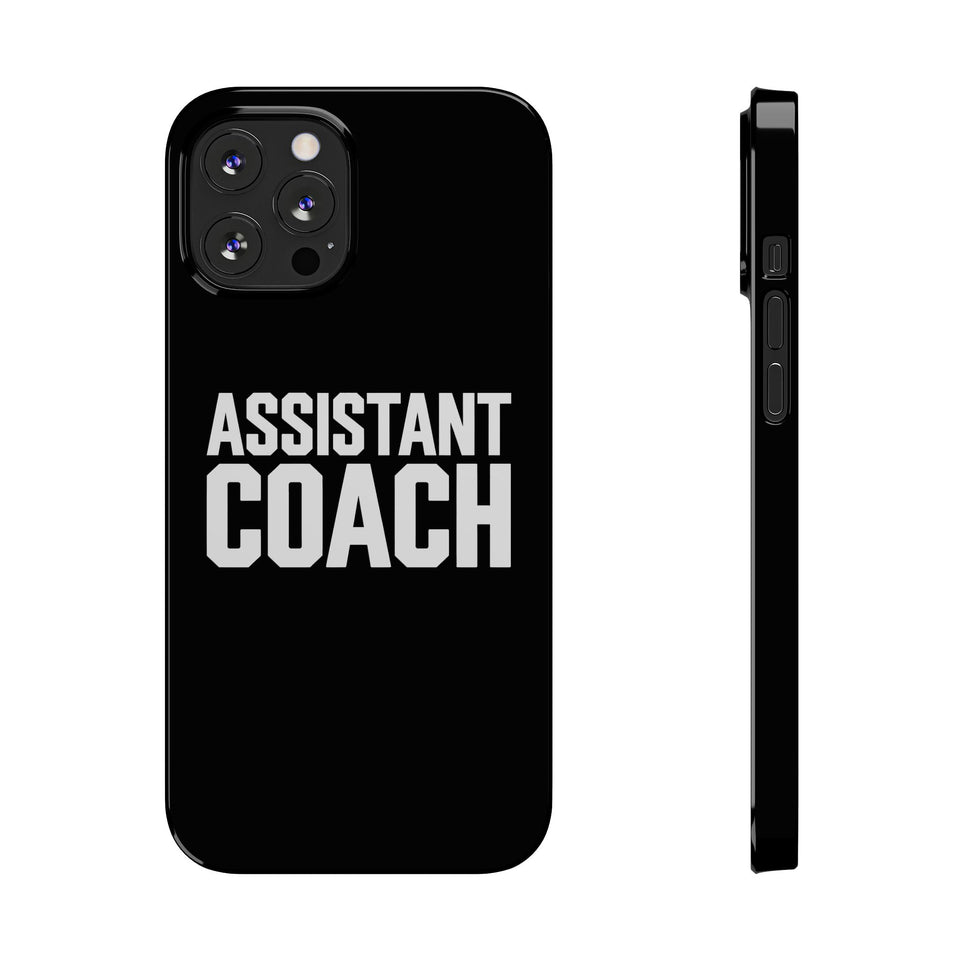 Premium Assistant Coach iPhone Case | Assistant Coach Gifts Slim Phone Cases