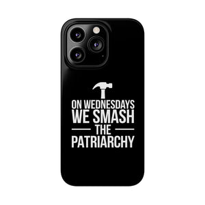 Premium On Wednesdays We Smash The Patriarchy iPhone Case | Feminist Gifts Slim Phone Cases Premium On Wednesdays We Smash The Patriarchy iPhone Case | Feminist Gifts Slim Phone Cases